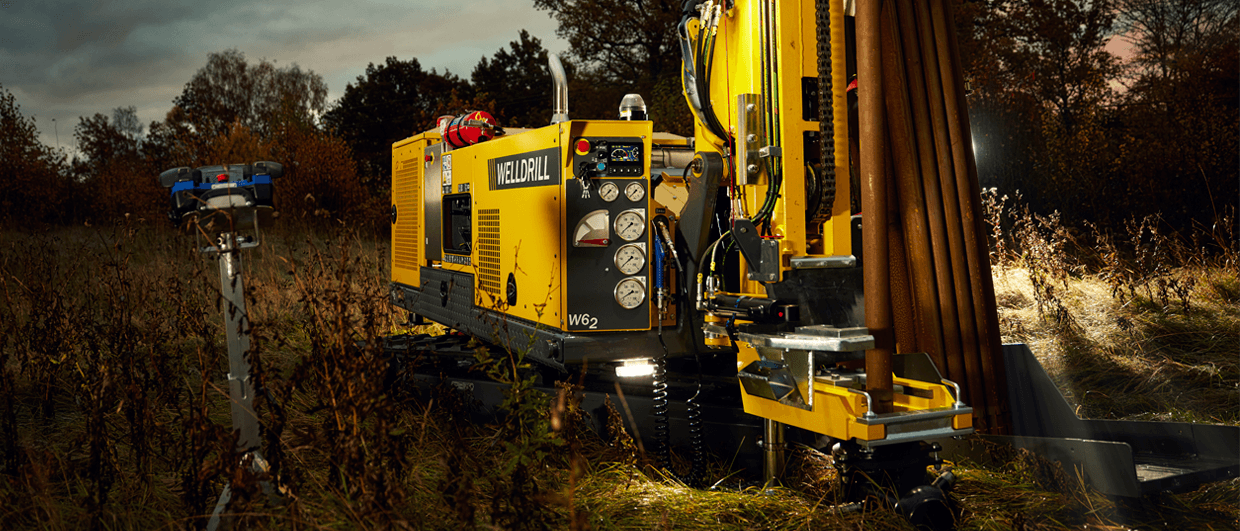 Geodel geothermal drilling site
